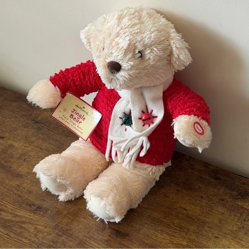 Vintage Hallmark Jingle Bear Plush
